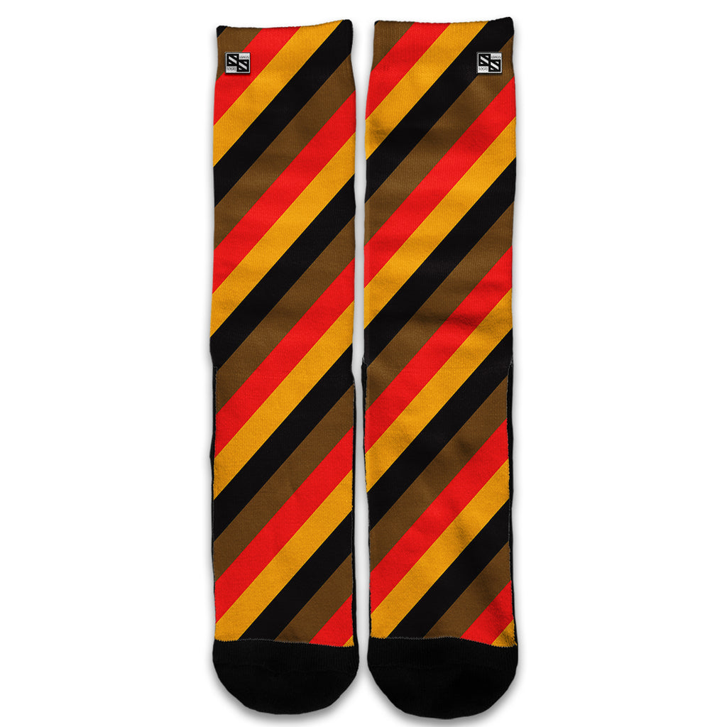  Retro 70'S Lines Universal Socks