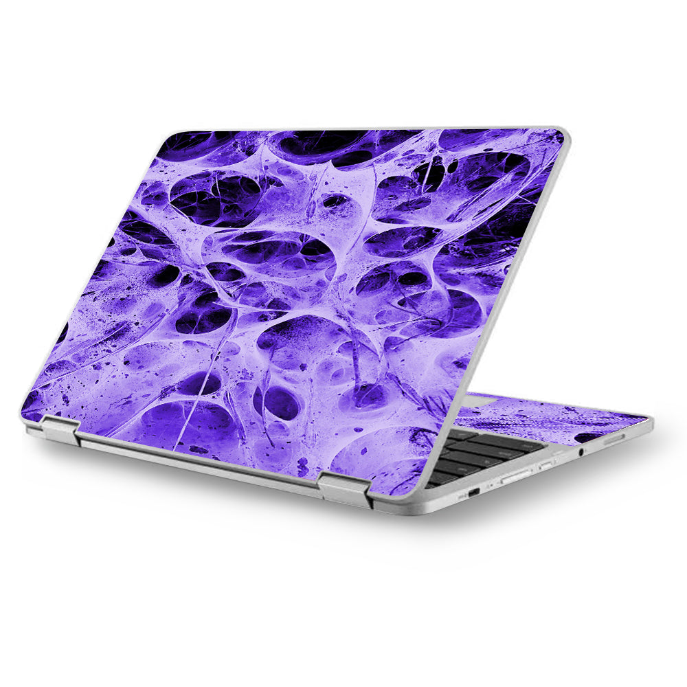  Neurons Purple Web Skin Weird Asus Chromebook Flip 12.5" Skin