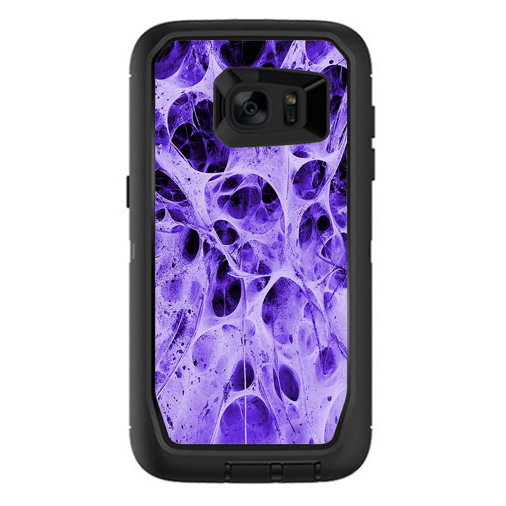  Neurons Purple Web Skin Weird Otterbox Defender Samsung Galaxy S7 Edge Skin