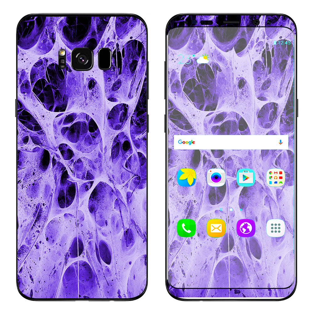  Neurons Purple Web Skin Weird Samsung Galaxy S8 Skin