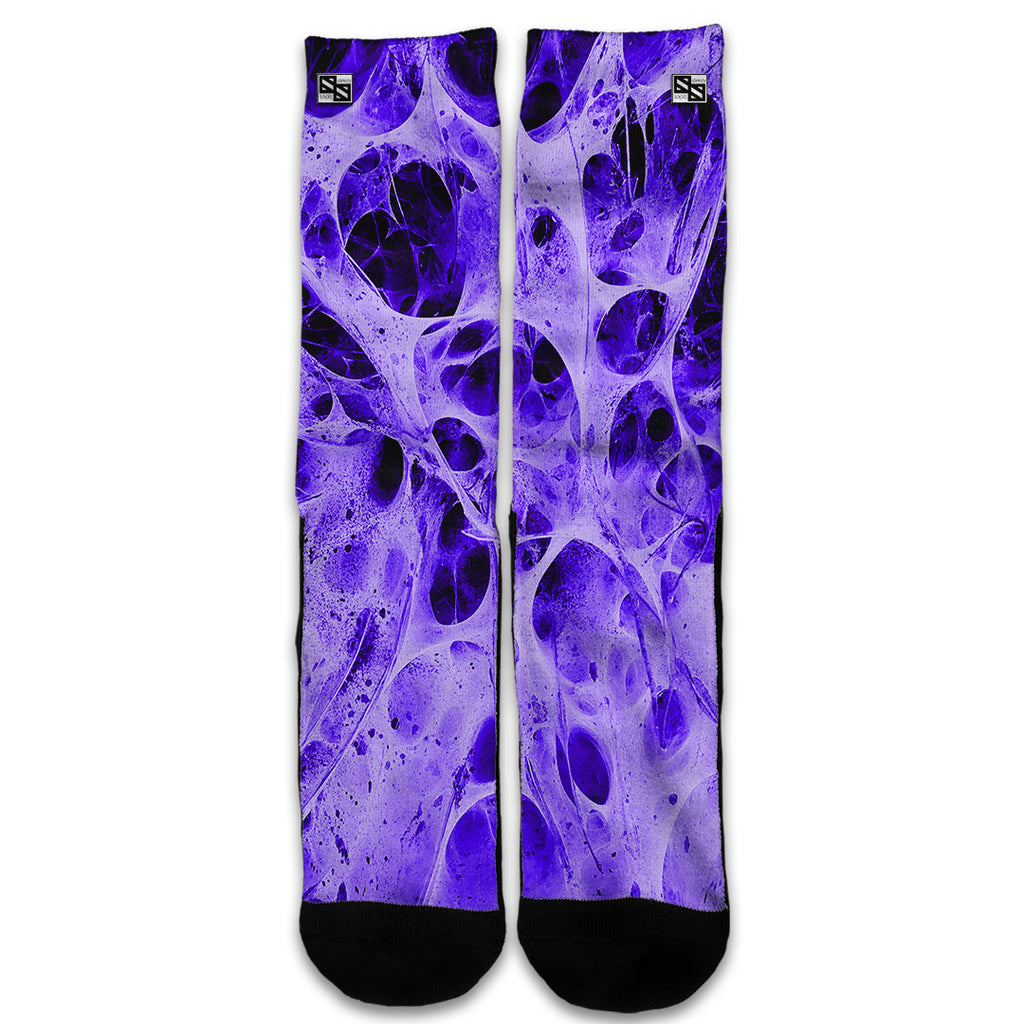  Neurons Purple Web Skin Weird Universal Socks