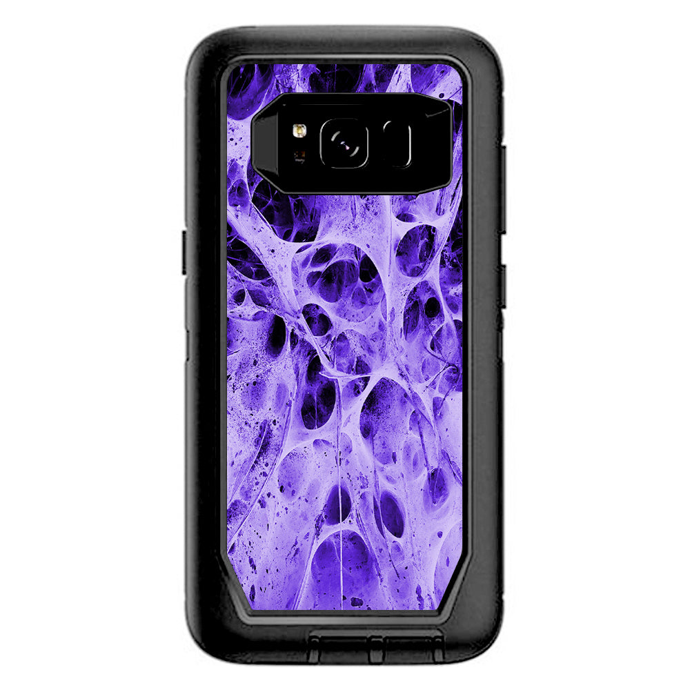 Neurons Purple Web Skin Weird Otterbox Defender Samsung Galaxy S8 Skin