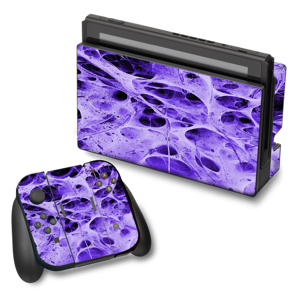  Neurons Purple Web Skin Weird Nintendo Switch Skin