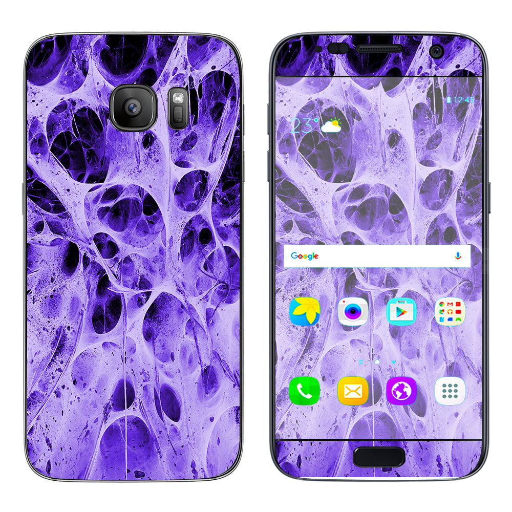  Neurons Purple Web Skin Weird Samsung Galaxy S7 Skin