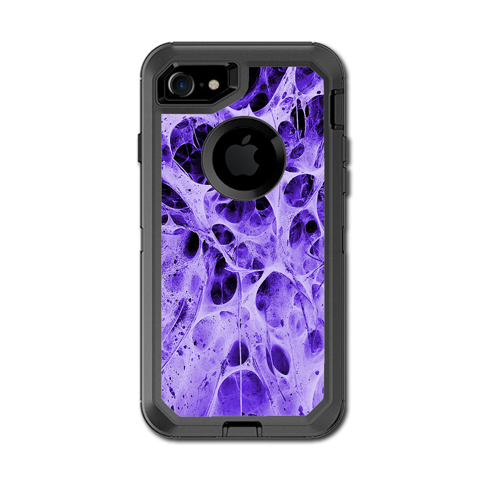  Neurons Purple Web Skin Weird Otterbox Defender iPhone 7 or iPhone 8 Skin