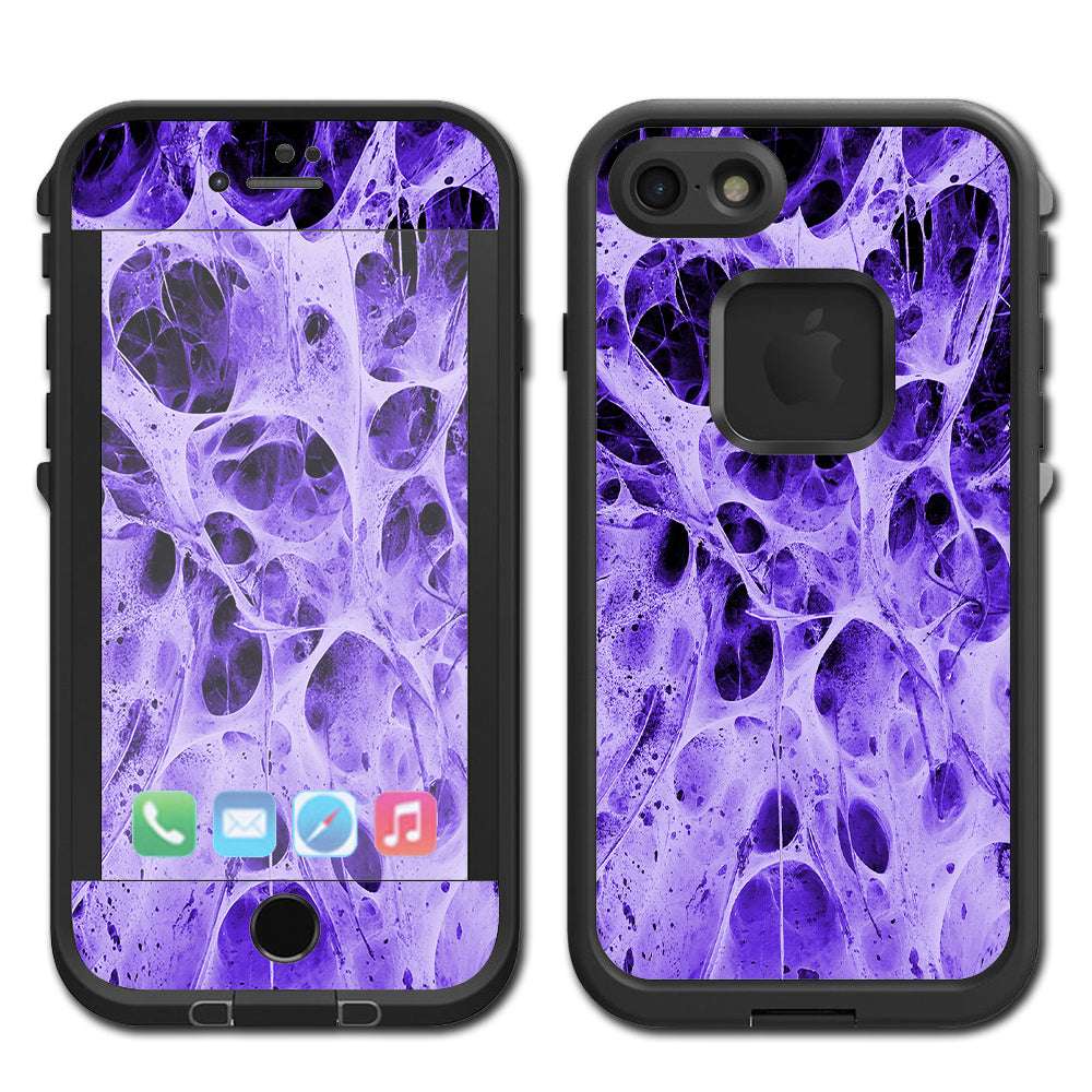  Neurons Purple Web Skin Weird Lifeproof Fre iPhone 7 or iPhone 8 Skin
