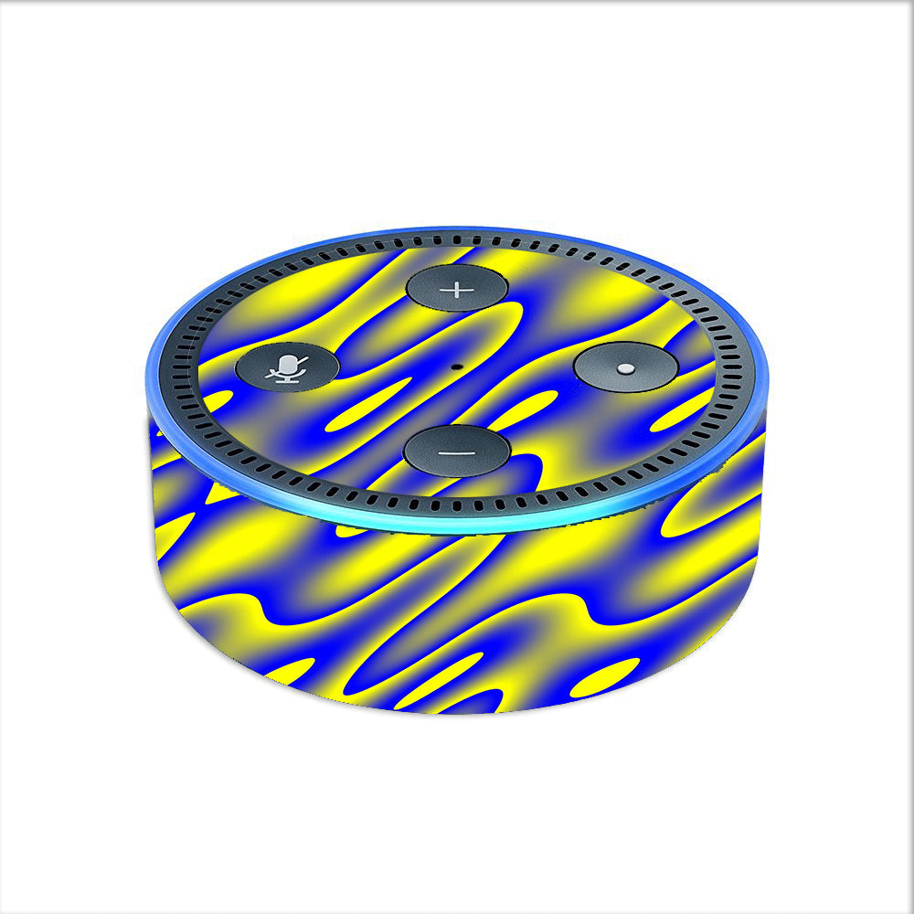 Echo Skins Amazon Echo Yellow Skin Decal For Amazon Echo Dot (2nd
