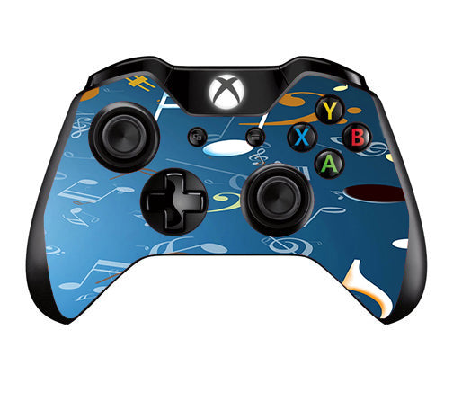  Flying Music Notes Microsoft Xbox One Controller Skin