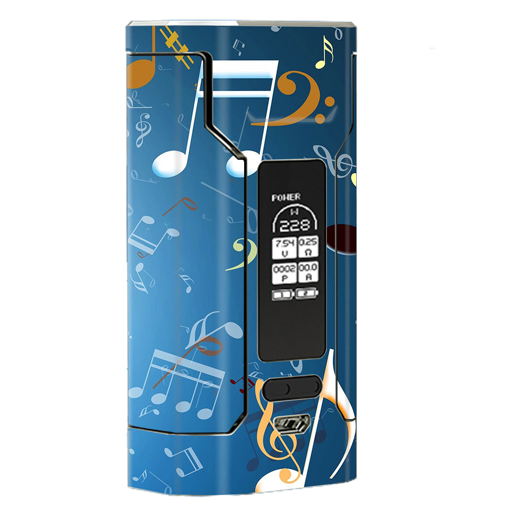 Flying Music Notes Wismec Predator 228 Skin