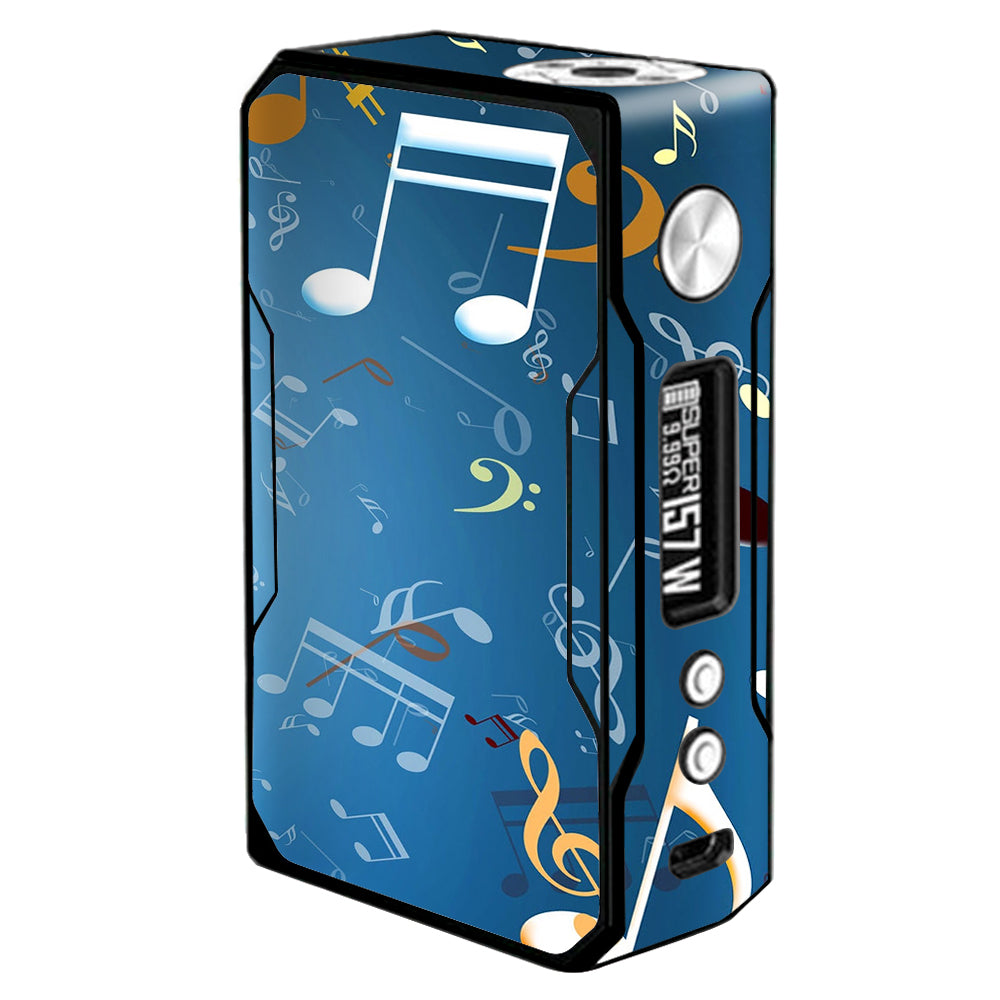  Flying Music Notes Voopoo Drag 157w Skin