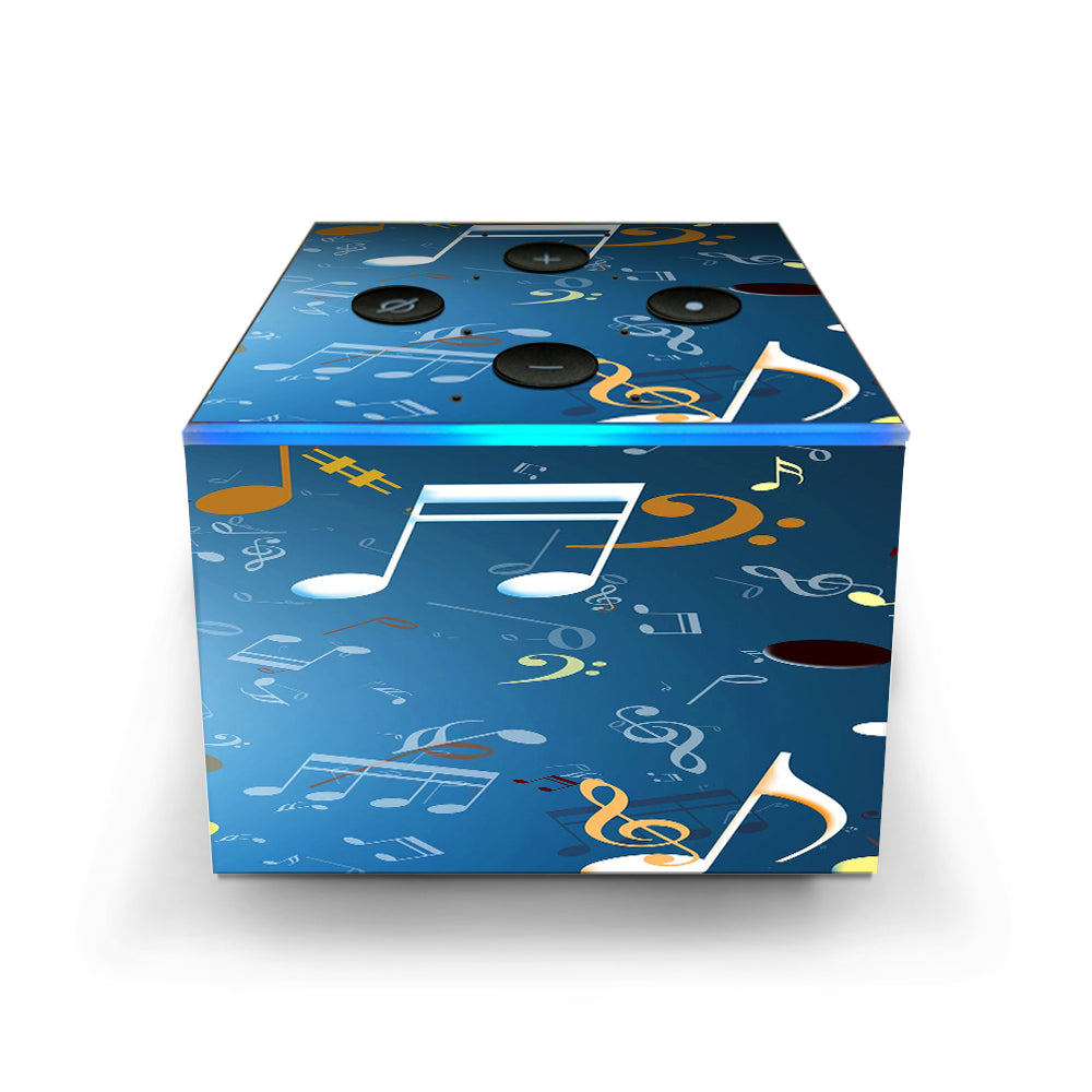  Flying Music Notes Amazon Fire TV Cube Skin