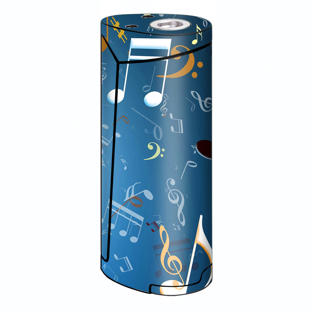  Flying Music Notes Smok Priv V8 60w Skin