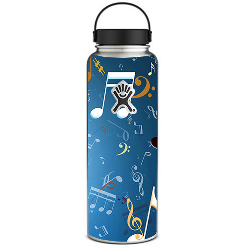  Flying Music Notes Hydroflask 40oz Wide Mouth Skin