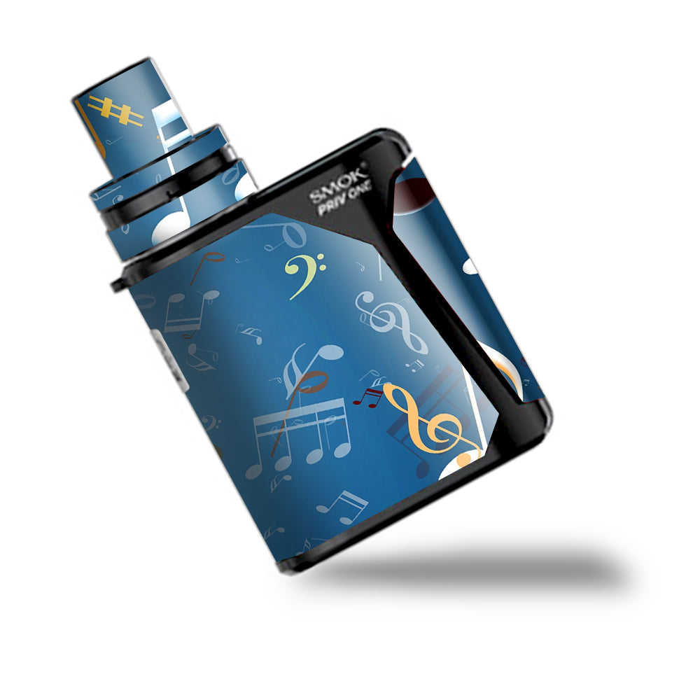  Flying Music Notes Smok Priv One Skin