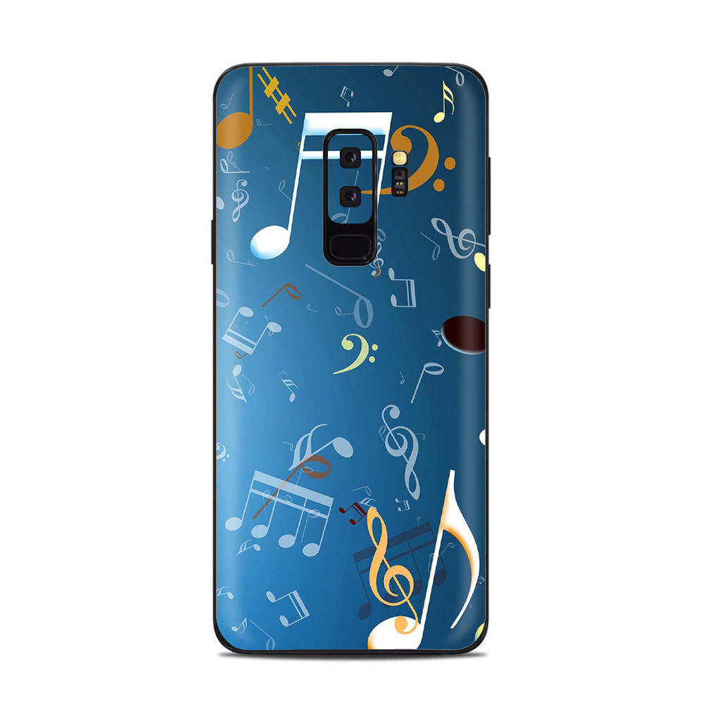  Flying Music Notes Samsung Galaxy S9 Plus Skin