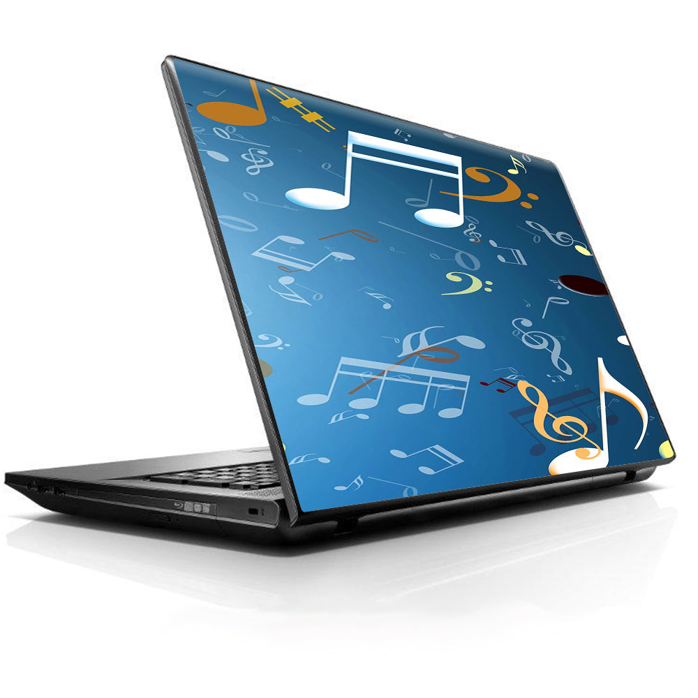  Flying Music Notes Universal 13 to 16 inch wide laptop Skin