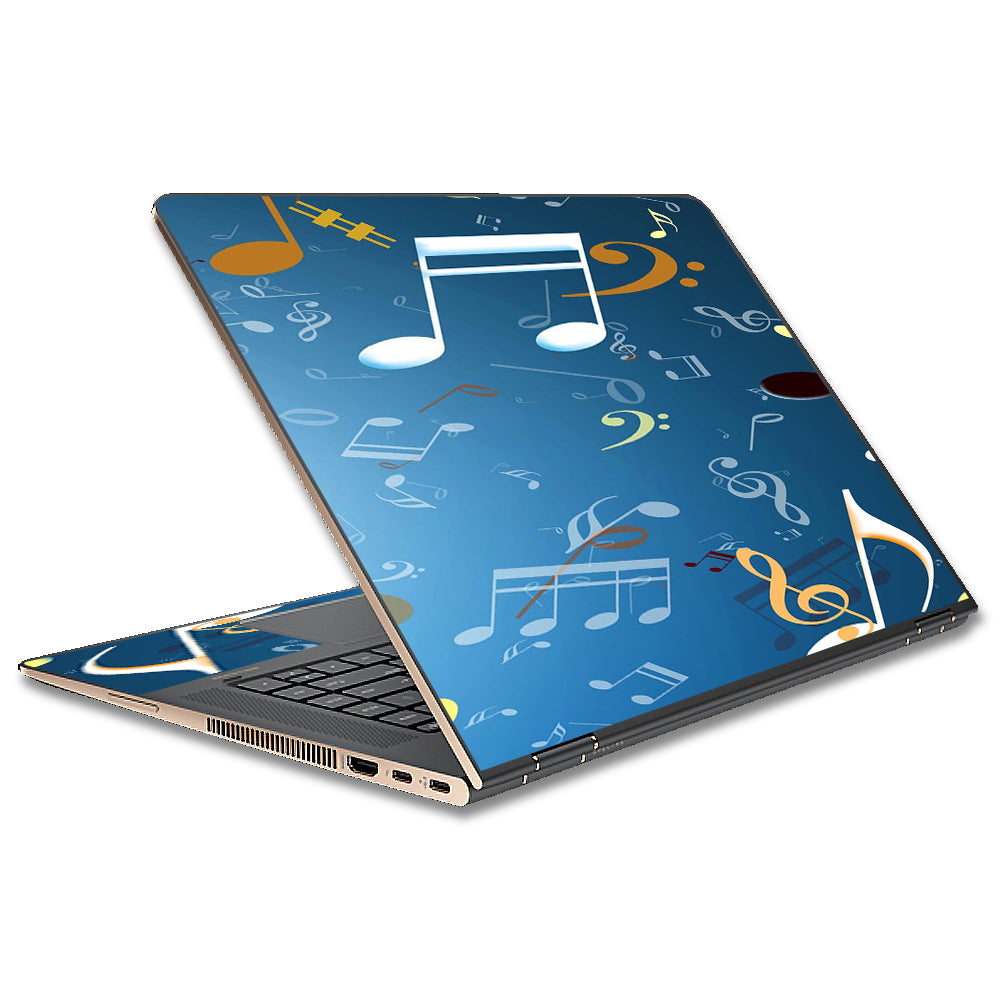  Flying Music Notes HP Spectre x360 13t Skin