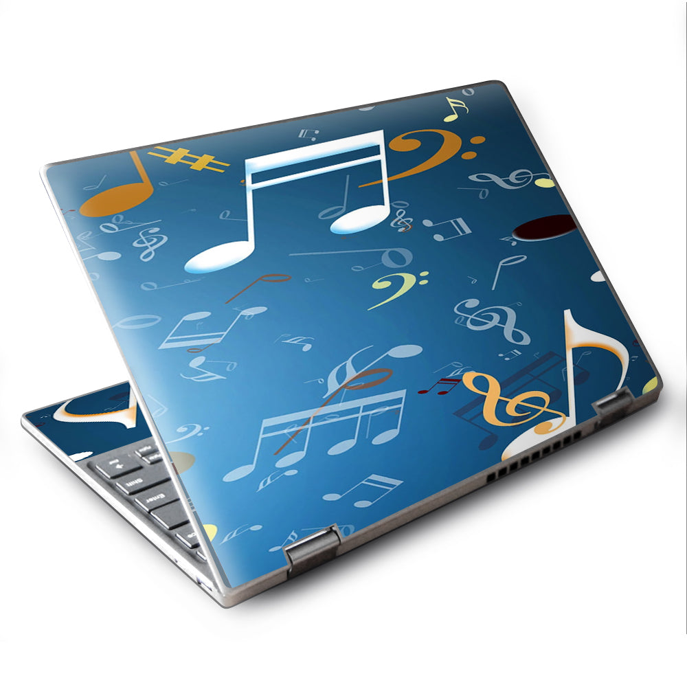  Flying Music Notes Lenovo Yoga 710 11.6" Skin