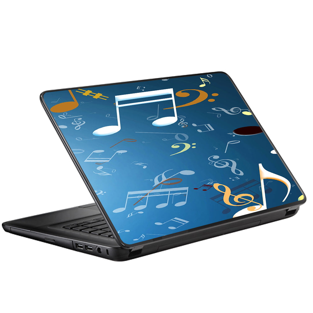  Flying Music Notes Universal 13 to 16 inch wide laptop Skin