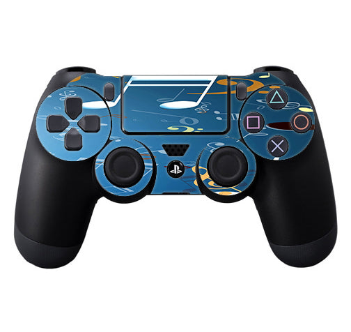  Flying Music Notes Sony Playstation PS4 Controller Skin