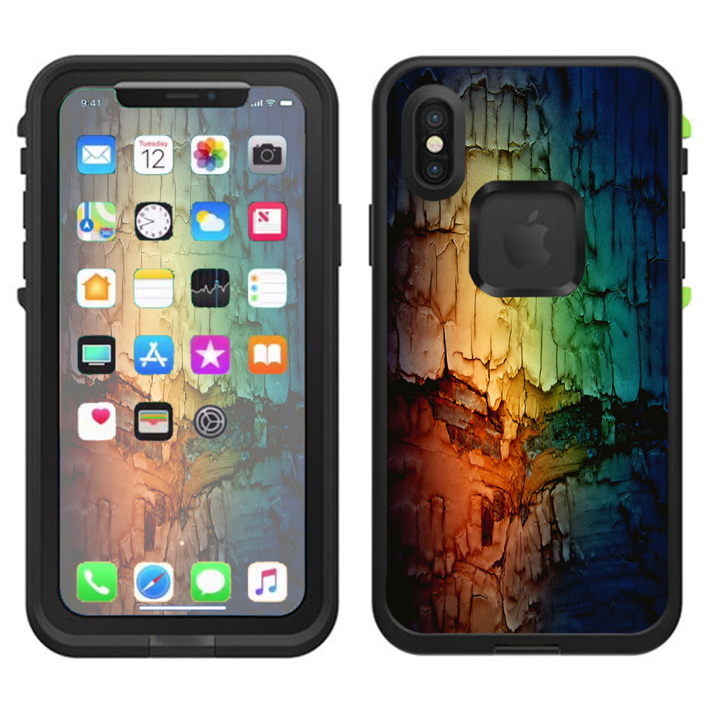  Multicolor Rock  Lifeproof Fre Case iPhone X Skin