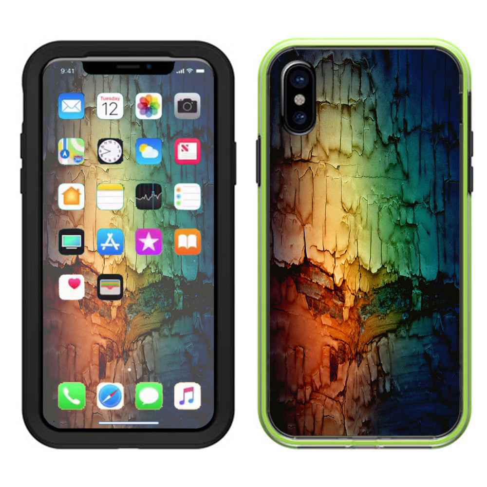 Multicolor Rock  Lifeproof Slam Case iPhone X Skin