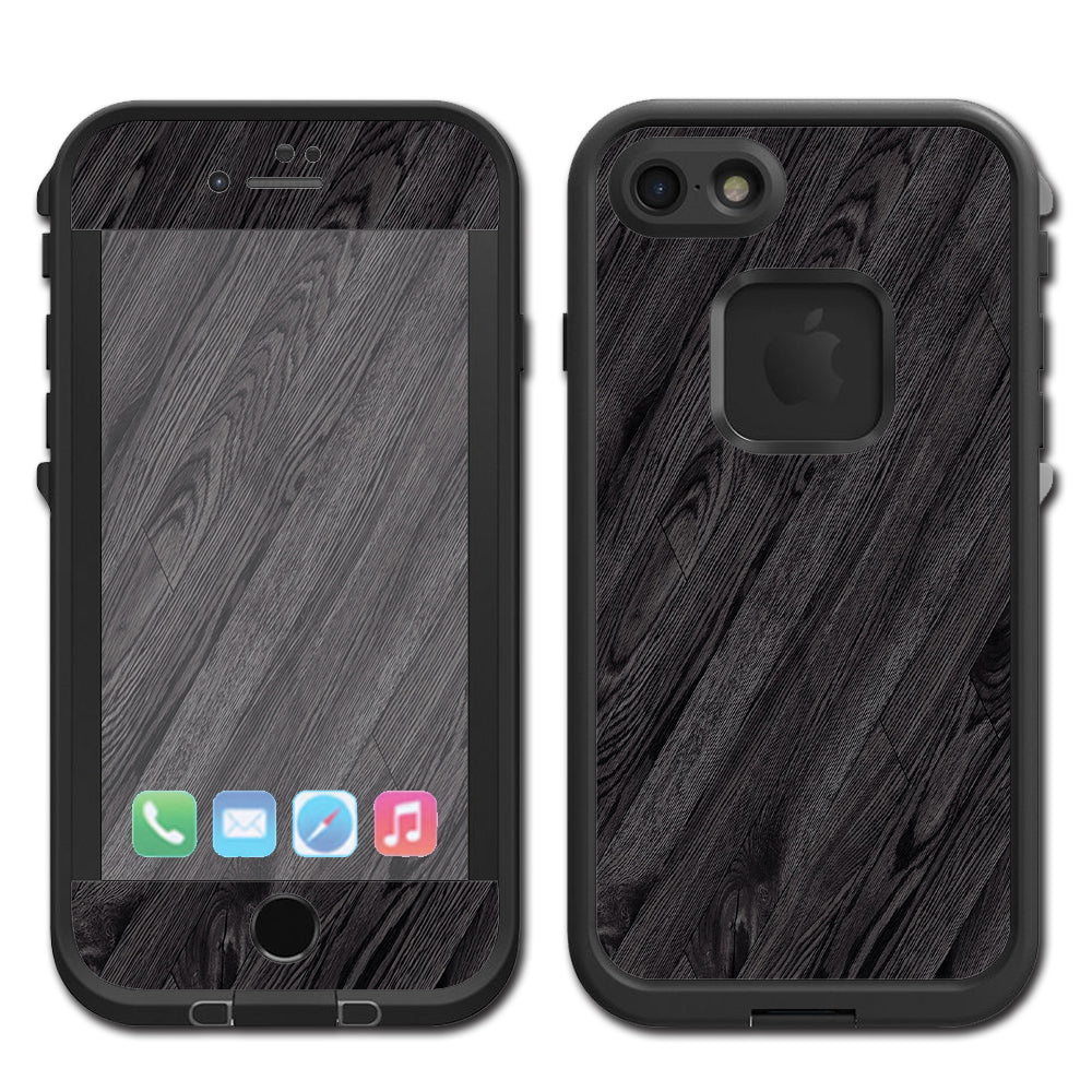  Black Wood Lifeproof Fre iPhone 7 or iPhone 8 Skin