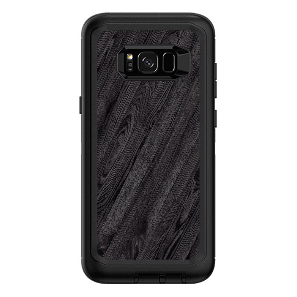  Black Wood Otterbox Defender Samsung Galaxy S8 Plus Skin