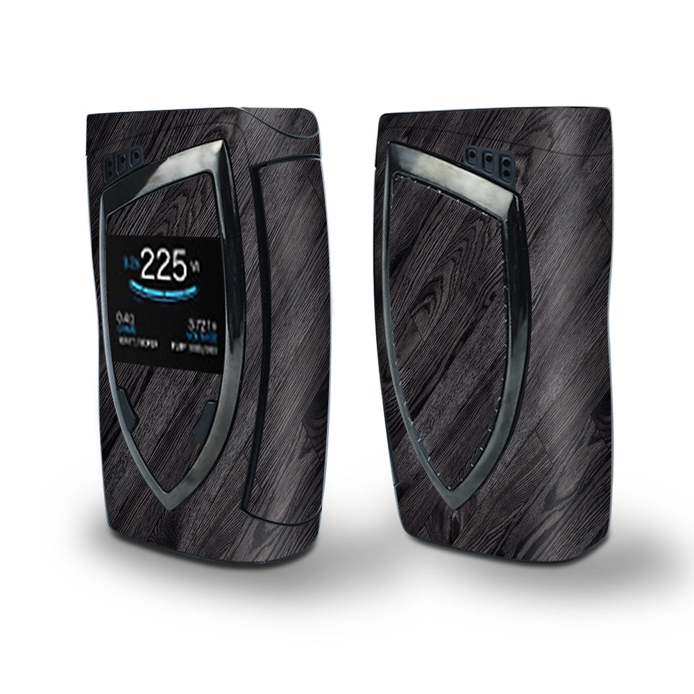 Skin Decal Vinyl Wrap for Smok Devilkin Kit 225w Vape (includes TFV12 Prince Tank Skins) skins cover/ Black Wood