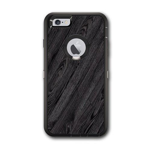  Black Wood Otterbox Defender iPhone 6 PLUS Skin