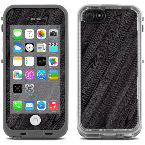  Black Wood Lifeproof Fre iPhone 5C Skin