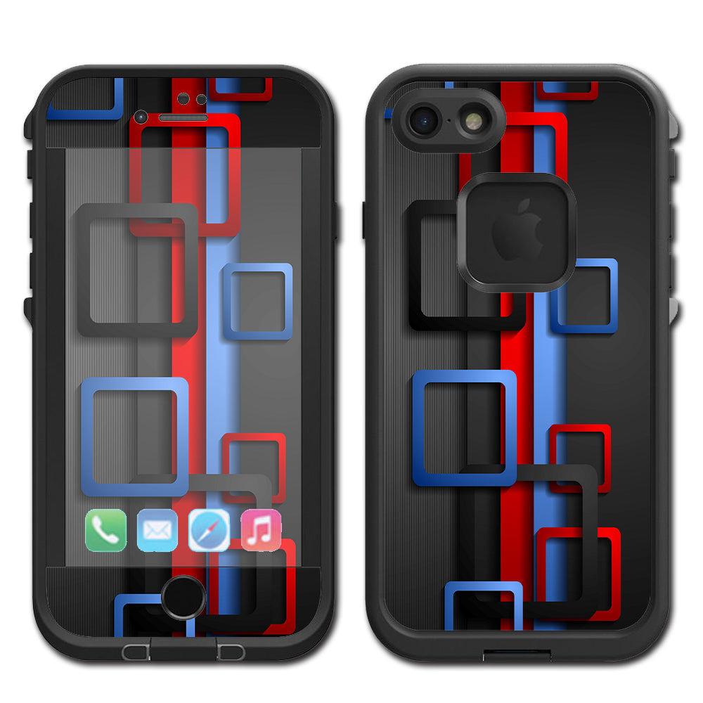 Modern Design Pattern Lifeproof Fre iPhone 7 or iPhone 8 Skin