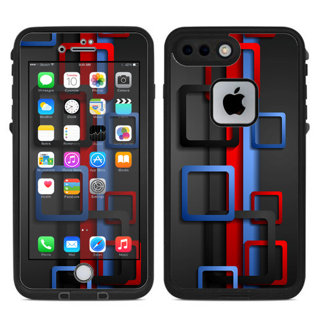  Modern Design Pattern Lifeproof Fre iPhone 7 Plus or iPhone 8 Plus Skin