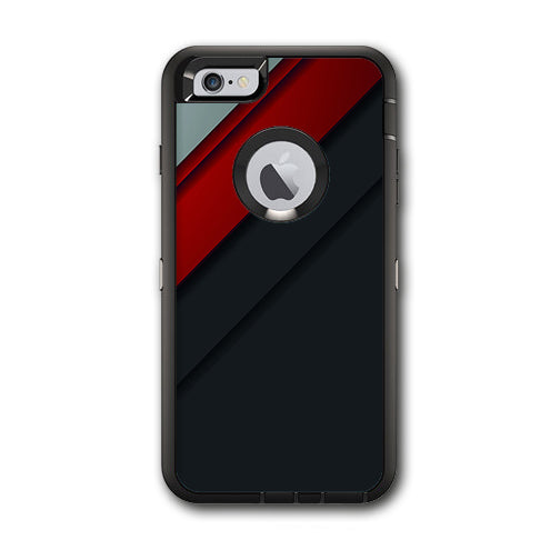  Modern Patterns Red Otterbox Defender iPhone 6 PLUS Skin