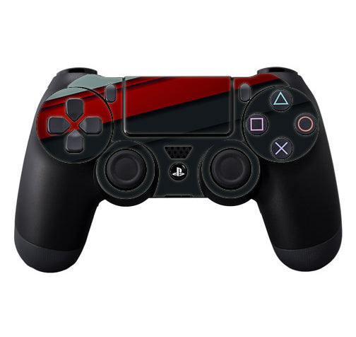  Modern Patterns Red Sony Playstation PS4 Controller Skin