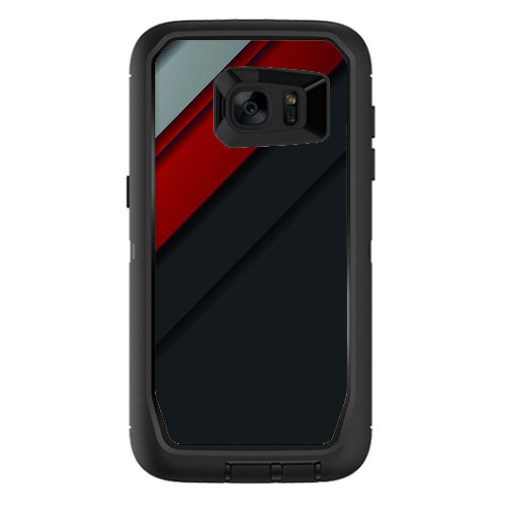 Modern Patterns Red Otterbox Defender Samsung Galaxy S7 Edge Skin