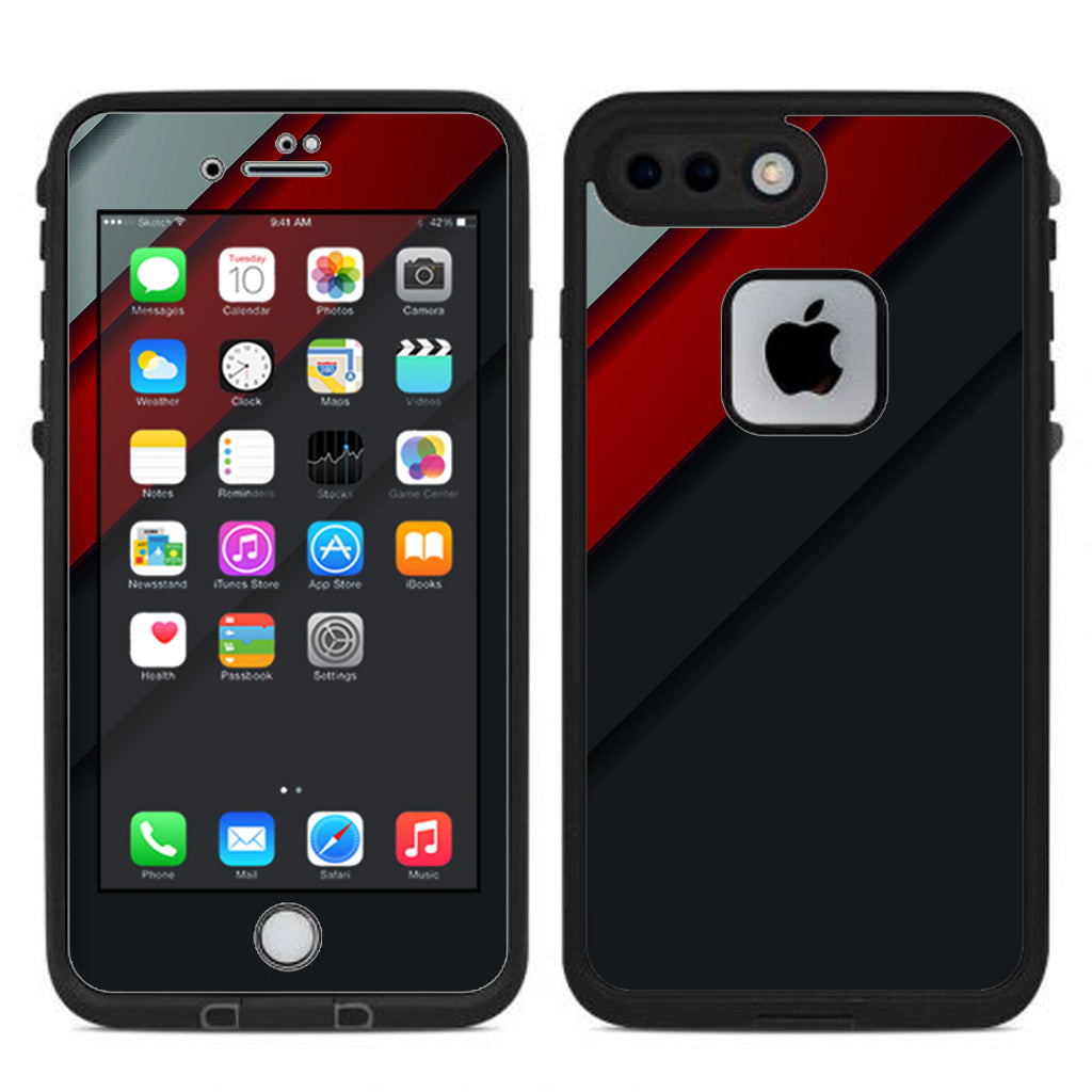  Modern Patterns Red Lifeproof Fre iPhone 7 Plus or iPhone 8 Plus Skin