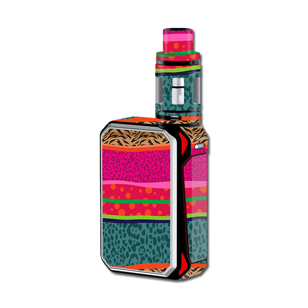  Leopard Zebra Patterns Colorful Smok G-Priv 220W Skin