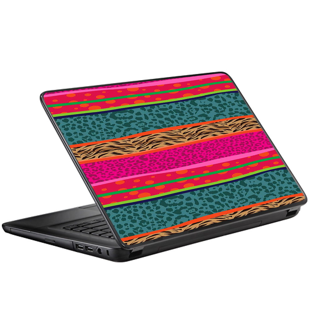  Leopard Zebra Patterns Colorful Universal 13 to 16 inch wide laptop Skin