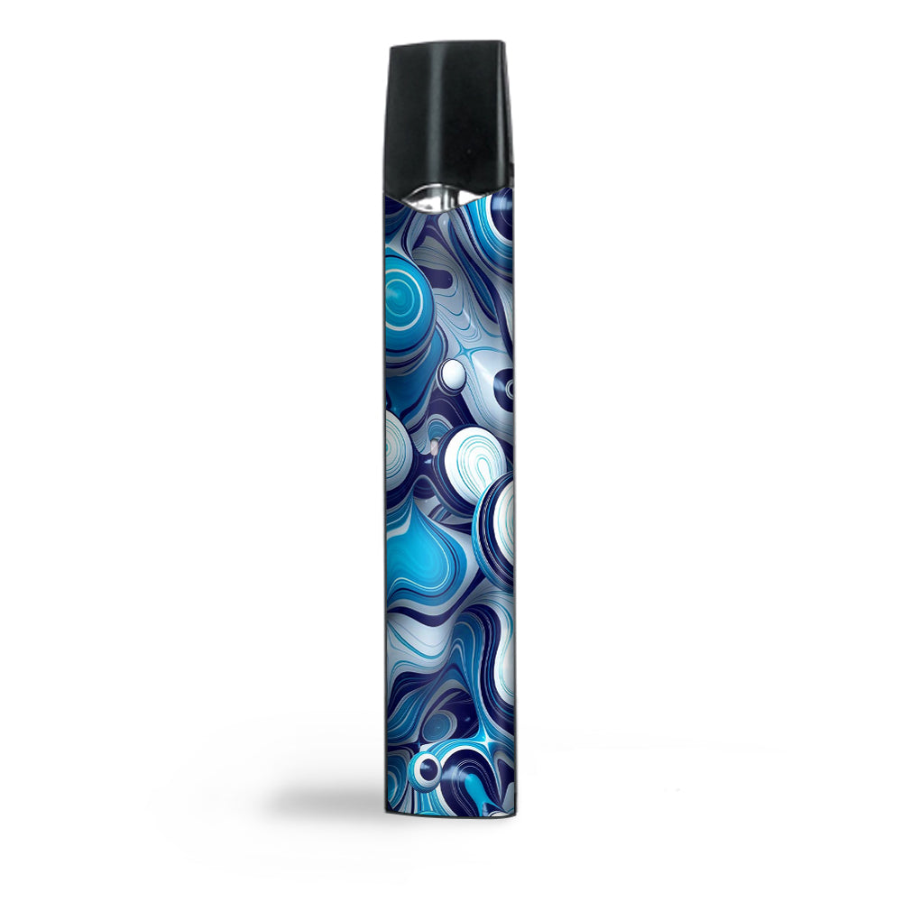  Mixed Blue Bubbles Glass Smok Infinix Ultra Portable Skin