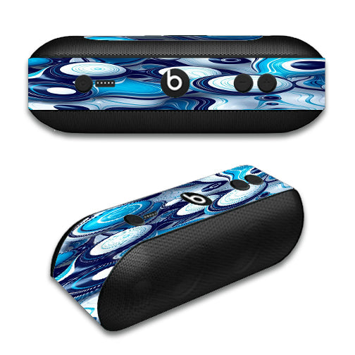  Mixed Blue Bubbles Glass Beats by Dre Pill Plus Skin