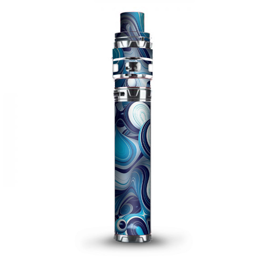  Mixed Blue Bubbles Glass Stick Prince TFV12 Smok Skin