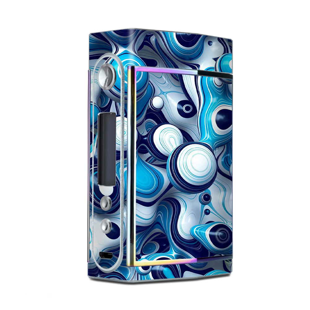  Mixed Blue Bubbles Glass Too VooPoo Skin