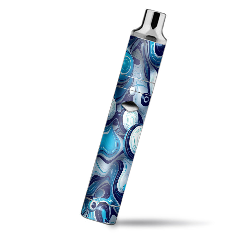  Mixed Blue Bubbles Glass Yocan Magneto Skin