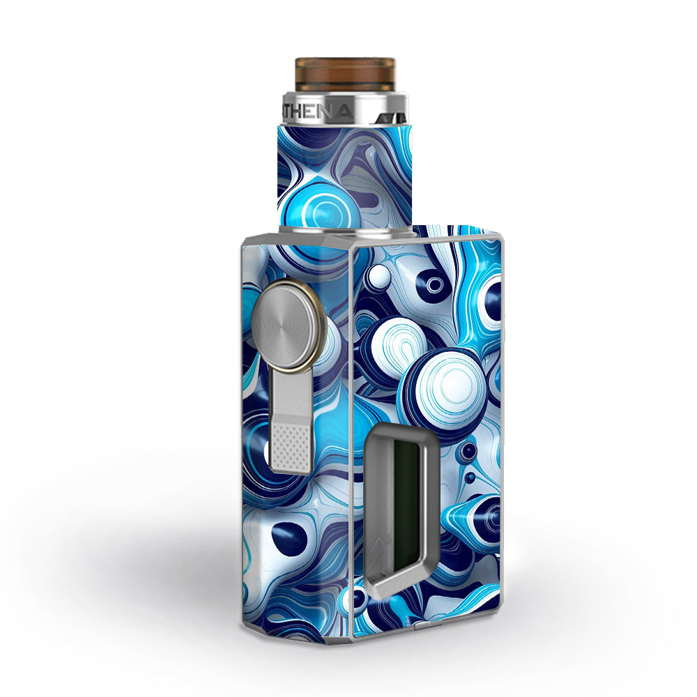  Mixed Blue Bubbles Glass Geekvape Athena Squonk Skin