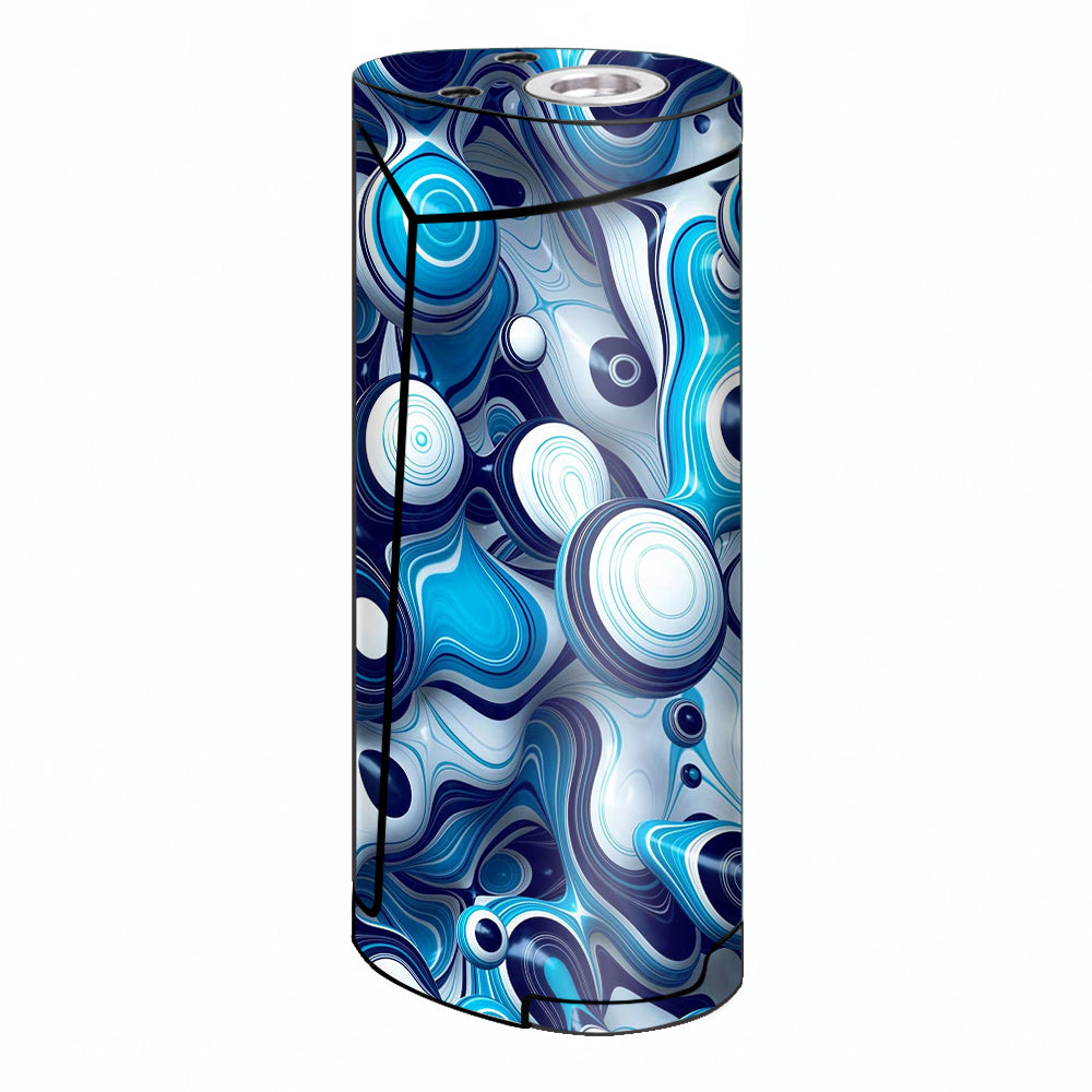  Mixed Blue Bubbles Glass Smok Priv V8 60w Skin