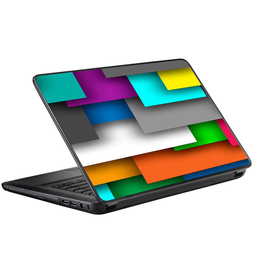  Metro Squares Modern Universal 13 to 16 inch wide laptop Skin