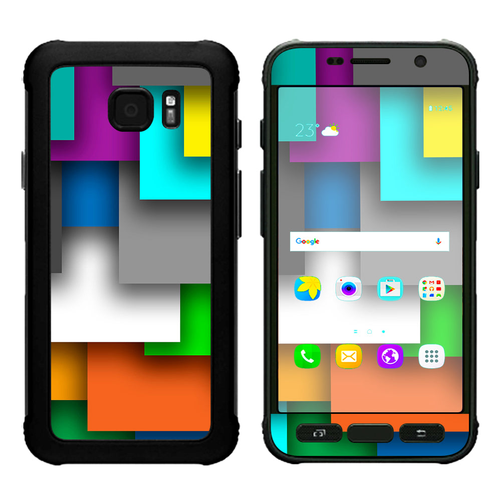  Metro Squares Modern Samsung Galaxy S7 Active Skin