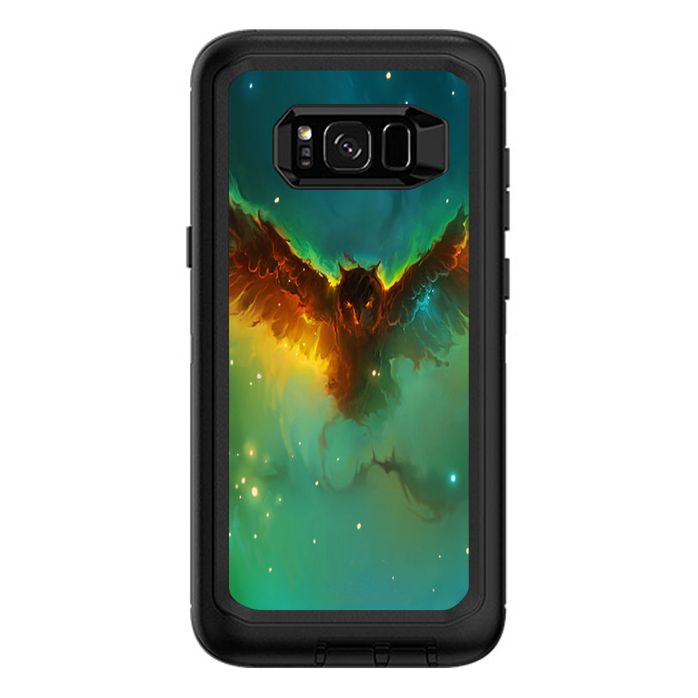  Flying Owl In Clouds Otterbox Defender Samsung Galaxy S8 Plus Skin