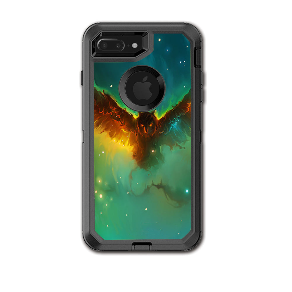  Flying Owl In Clouds Otterbox Defender iPhone 7+ Plus or iPhone 8+ Plus Skin